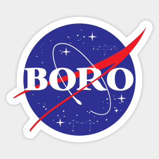 Nasa Parody: Boro Sticker